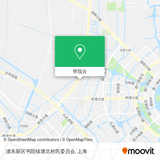 浦东新区书院镇塘北村民委员会地图