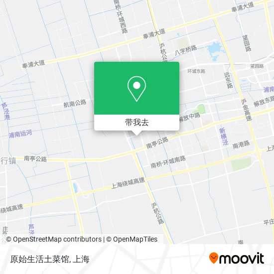 原始生活土菜馆地图