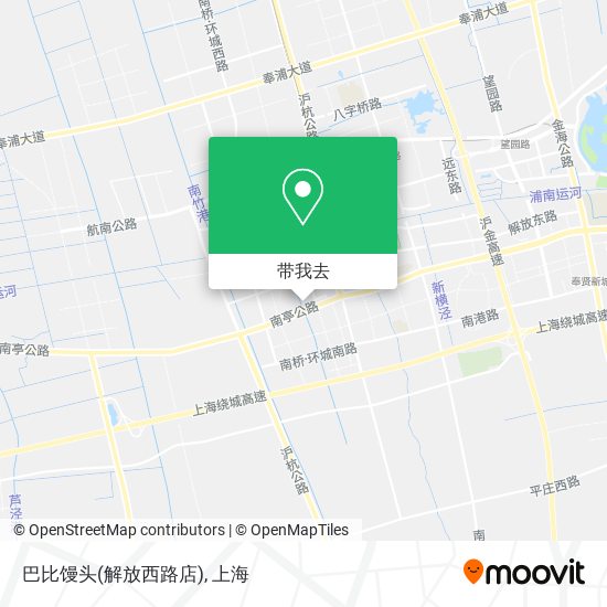 巴比馒头(解放西路店)地图