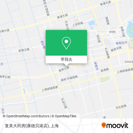 复美大药房(康德贝港店)地图