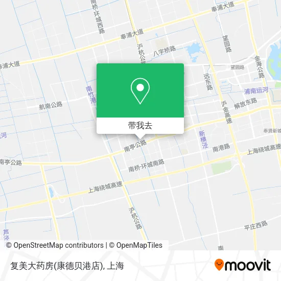复美大药房(康德贝港店)地图