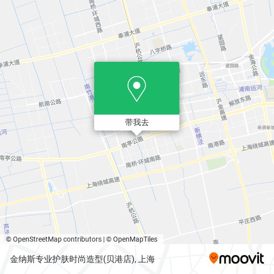 金纳斯专业护肤时尚造型(贝港店)地图