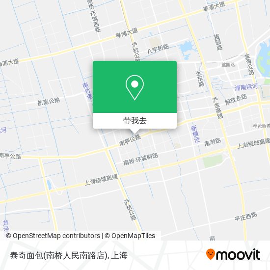 泰奇面包(南桥人民南路店)地图