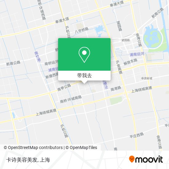 卡诗美容美发地图
