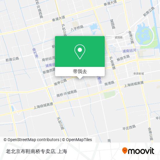 老北京布鞋南桥专卖店地图