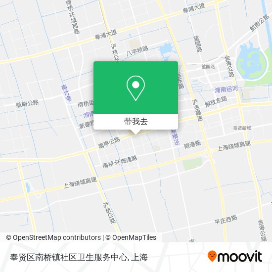 奉贤区南桥镇社区卫生服务中心地图