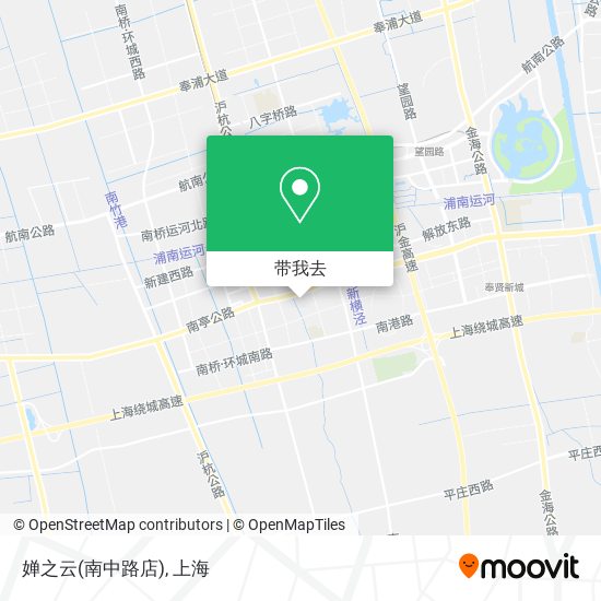 婵之云(南中路店)地图