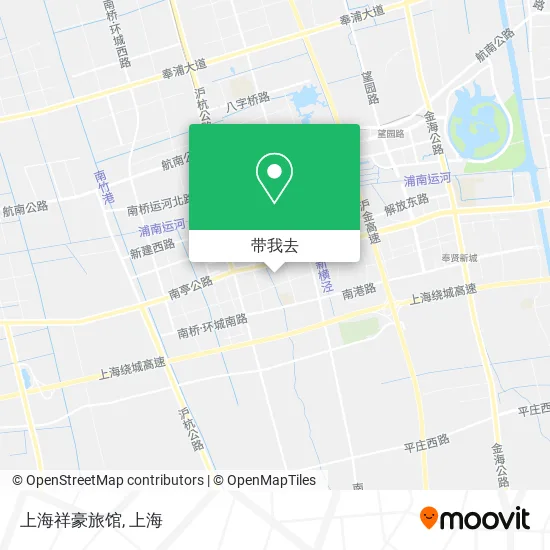 上海祥豪旅馆地图