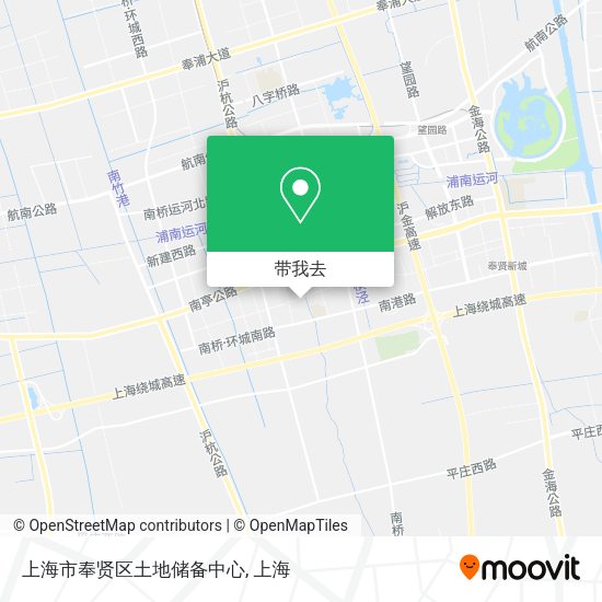 上海市奉贤区土地储备中心地图