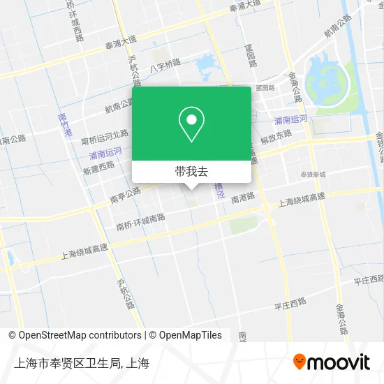 上海市奉贤区卫生局地图