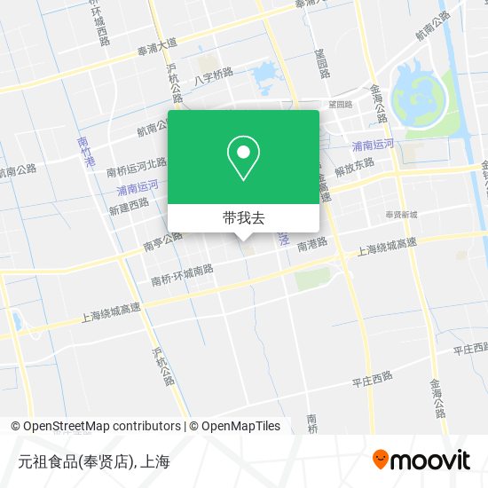 元祖食品(奉贤店)地图