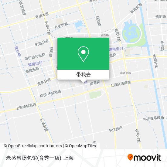 老盛昌汤包馆(育秀一店)地图