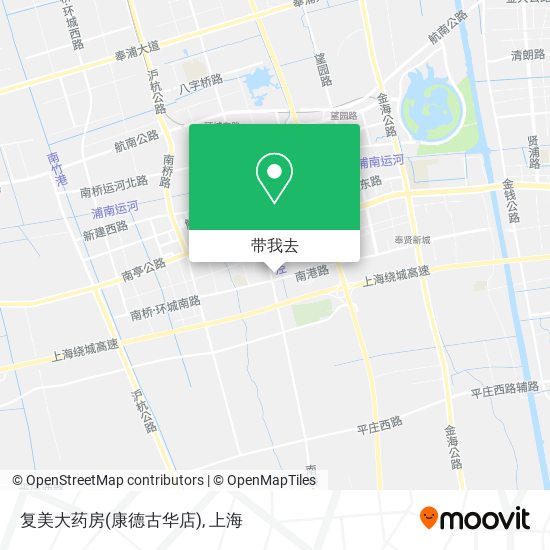 复美大药房(康德古华店)地图