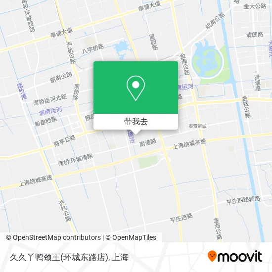 久久丫鸭颈王(环城东路店)地图