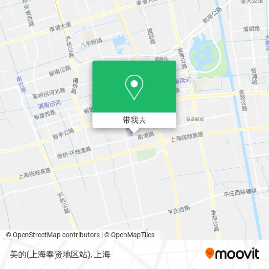 美的(上海奉贤地区站)地图