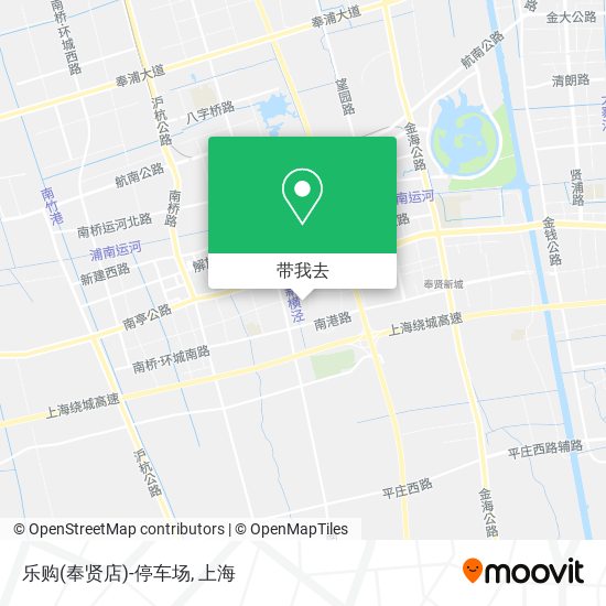 乐购(奉贤店)-停车场地图