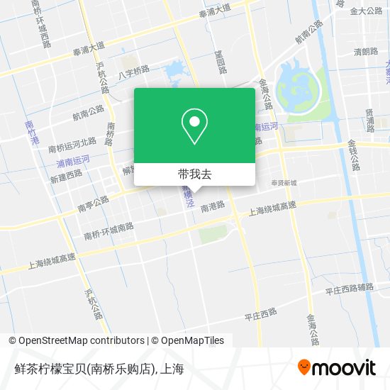 鲜茶柠檬宝贝(南桥乐购店)地图