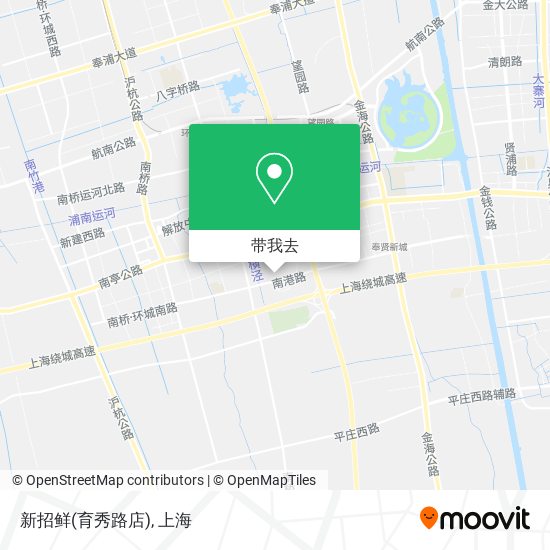 新招鲜(育秀路店)地图