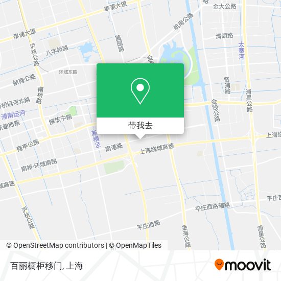 百丽橱柜移门地图