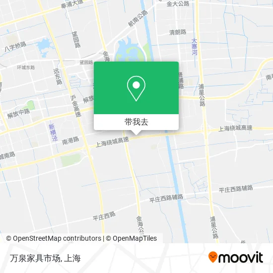 万泉家具市场地图