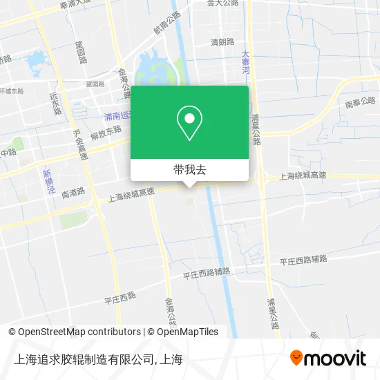 上海追求胶辊制造有限公司地图