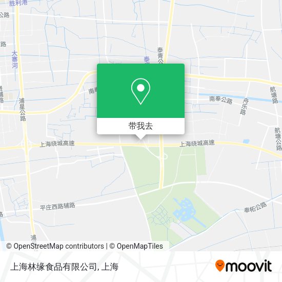 上海林缘食品有限公司地图