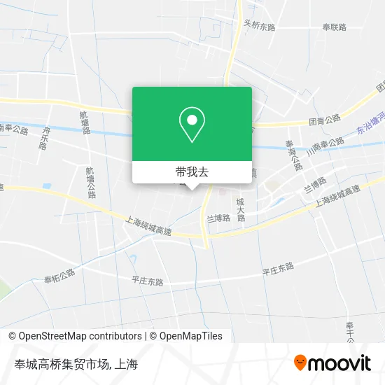 奉城高桥集贸市场地图