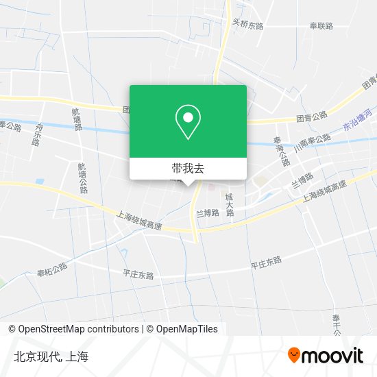 北京现代地图