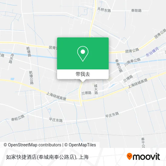 如家快捷酒店(奉城南奉公路店)地图