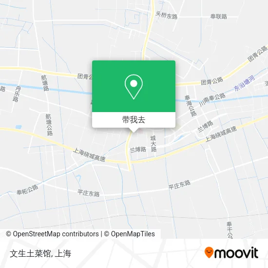 文生土菜馆地图