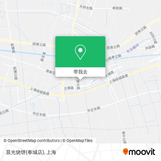 晨光烧饼(奉城店)地图
