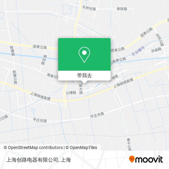 上海创路电器有限公司地图