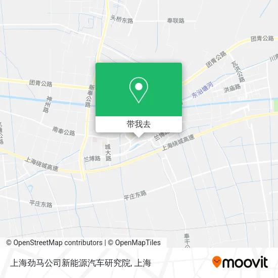 上海劲马公司新能源汽车研究院地图