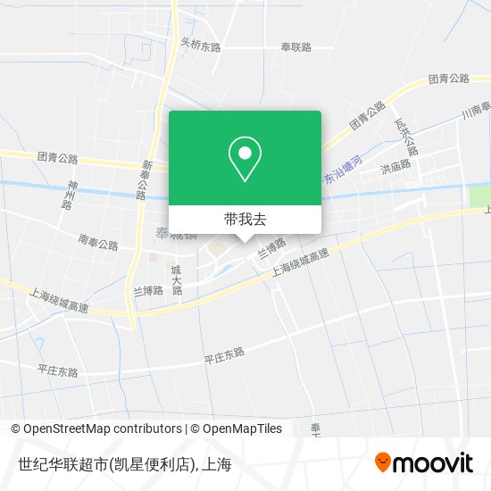 世纪华联超市(凯星便利店)地图