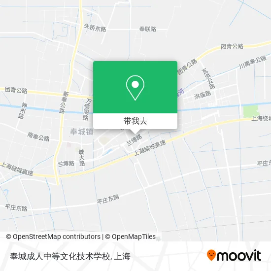奉城成人中等文化技术学校地图