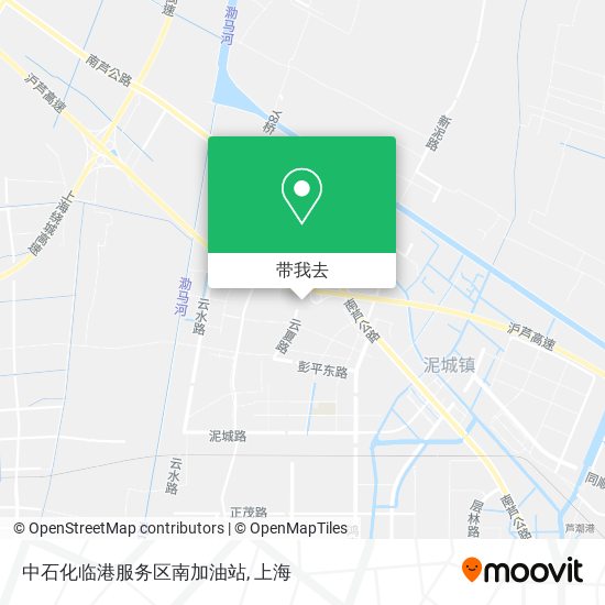 中石化临港服务区南加油站地图