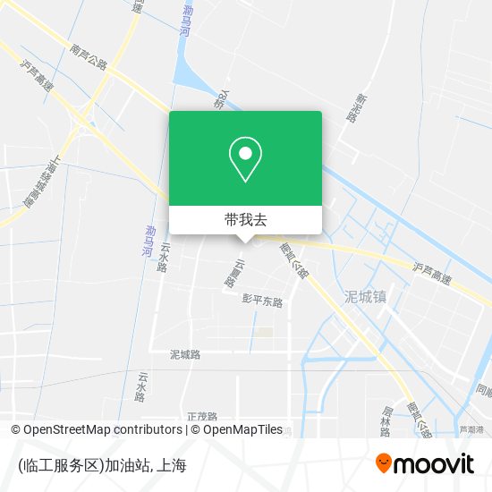 (临工服务区)加油站地图