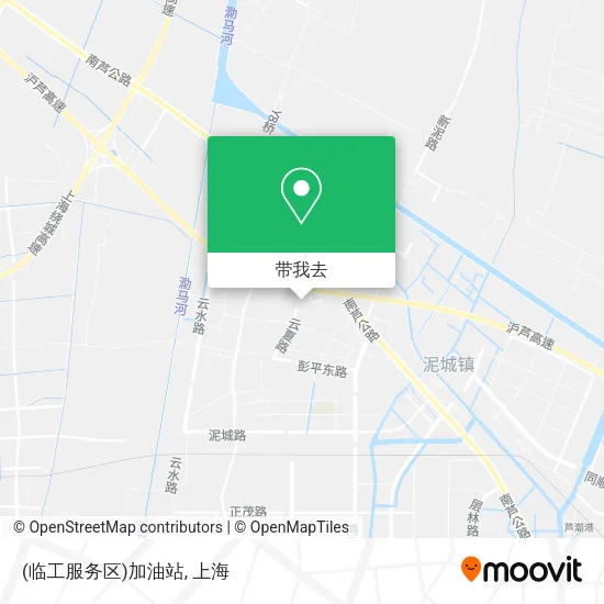 (临工服务区)加油站地图