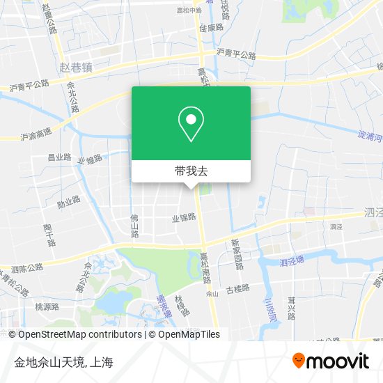金地佘山天境地图