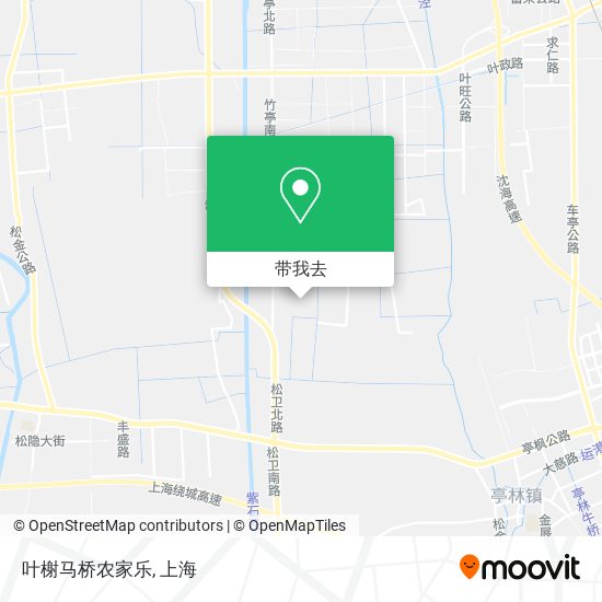 叶榭马桥农家乐地图