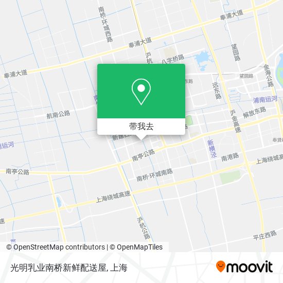 光明乳业南桥新鲜配送屋地图