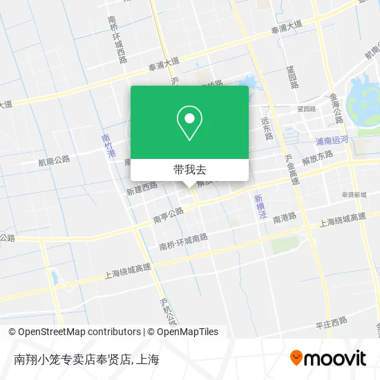 南翔小笼专卖店奉贤店地图