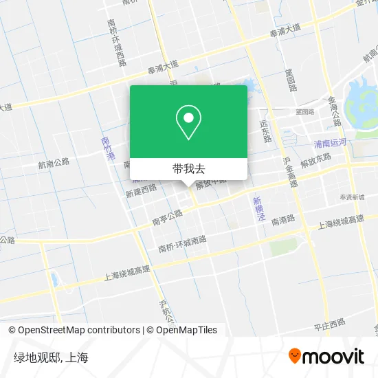 绿地观邸地图
