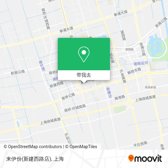 来伊份(新建西路店)地图