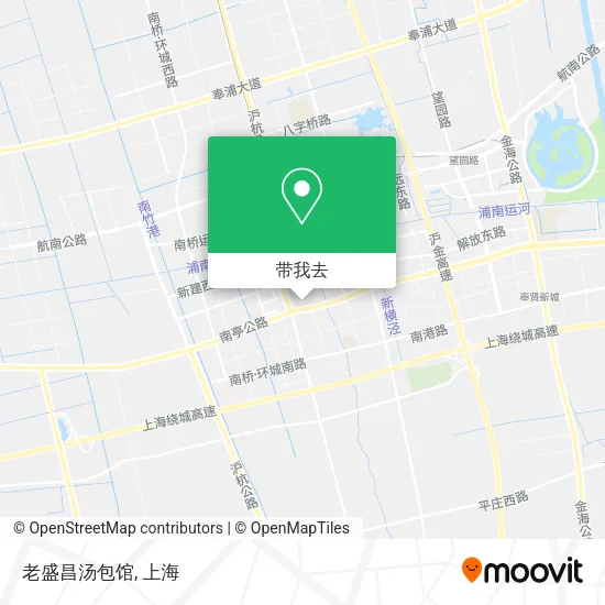 老盛昌汤包馆地图