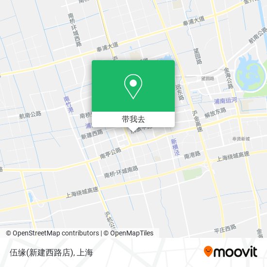 伍缘(新建西路店)地图