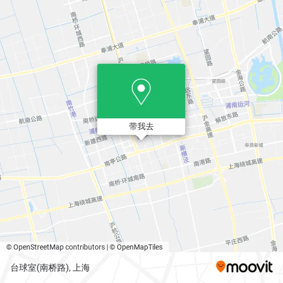 台球室(南桥路)地图