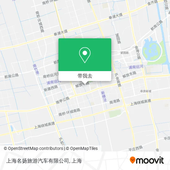 上海名扬旅游汽车有限公司地图