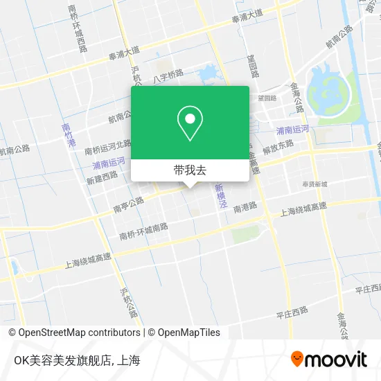 OK美容美发旗舰店地图