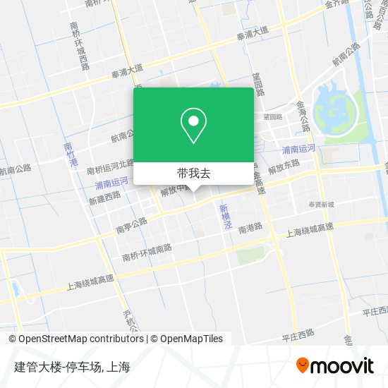 建管大楼-停车场地图